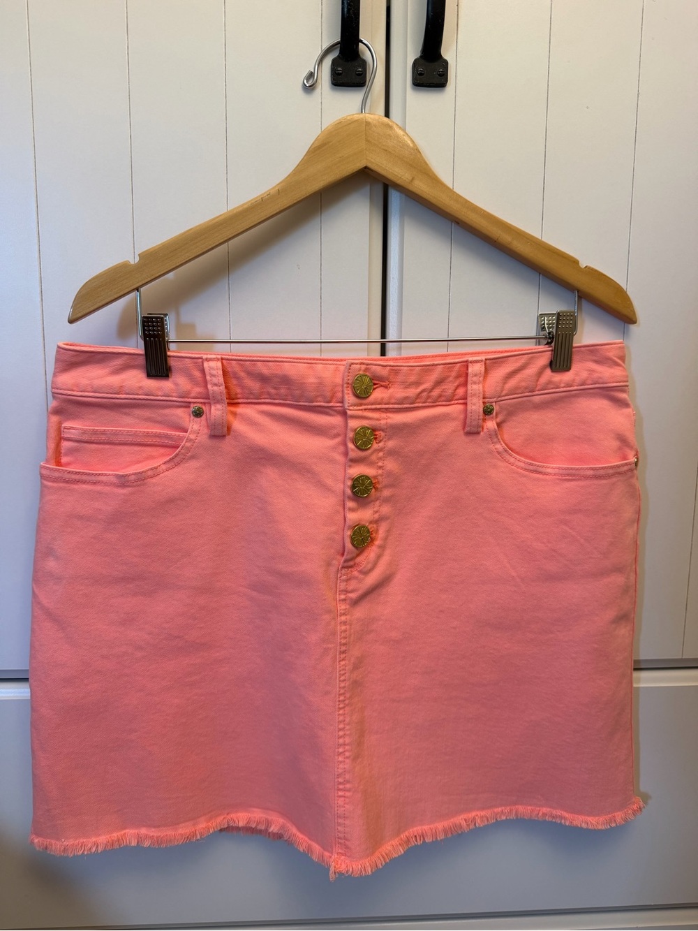 Lilly Pulitzer Kooper Skirt 14 NWT RARE COLOR Papaya Punch